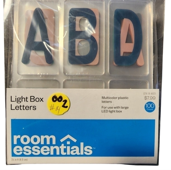 9 Boxes-Room Essentials Light Box Letters - Picture 1 of 4